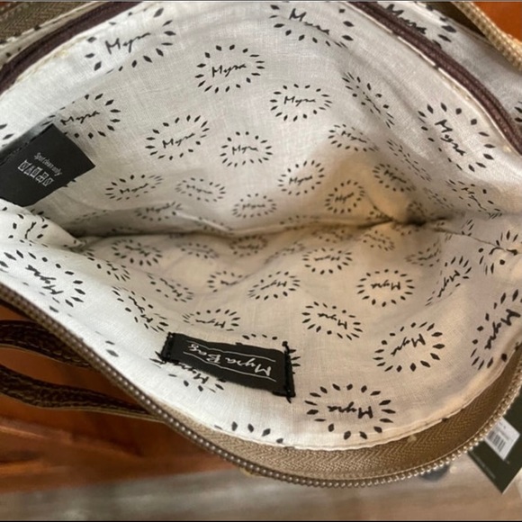 Myra Bag Nifty Small Crossbody Upcycled Canvas Purse - Picture 7 of 10